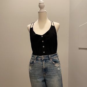 Tobi Size S Double Strapped Tank